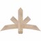 Ekena Millwork Alberta Smooth Timber Gable Bracket, Douglas Fir, 48"W x 28"H x 1 1/2"D x 5 1/2"F, 14/12 Pitch GBW048X28X0206ALB00SDF - alternate 1